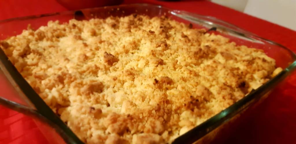 Photo de crumble à la pomme