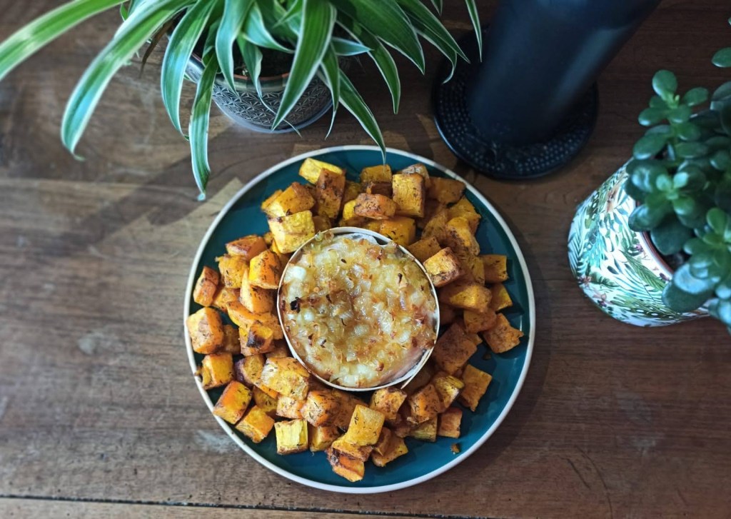 Mont d'or avec oignons et butternut