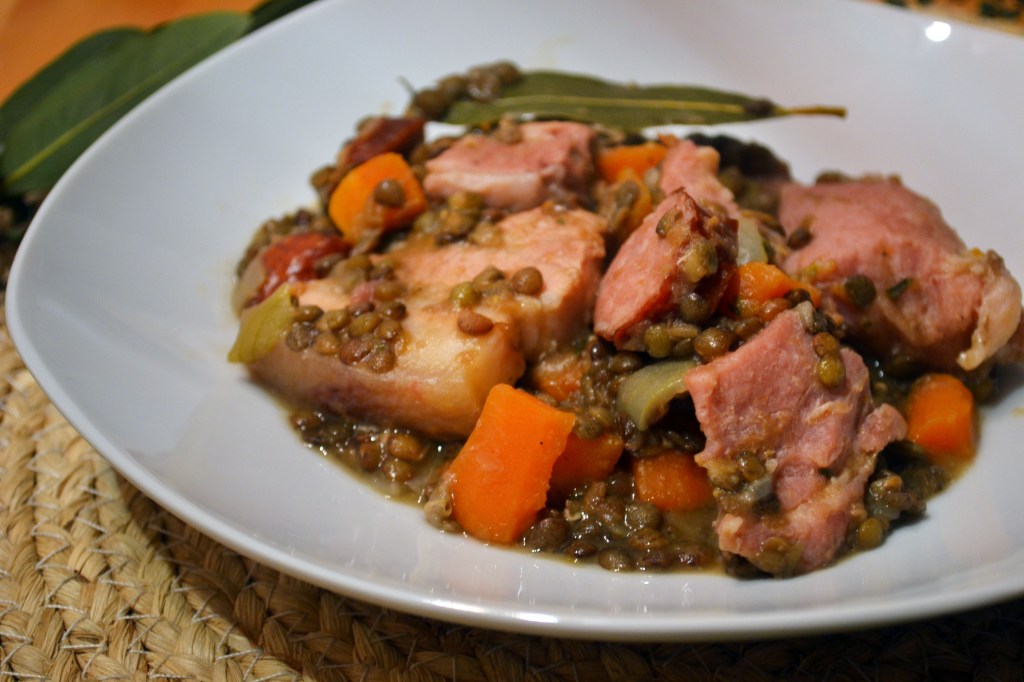 photo d'un petit salé aux lentilles