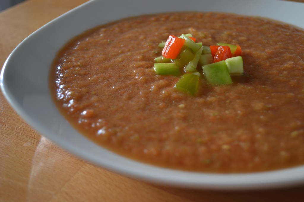 Gaspacho en close up